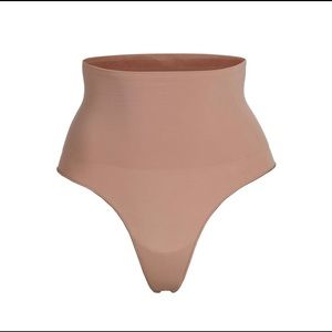 SKIMS core control thong in Sienna